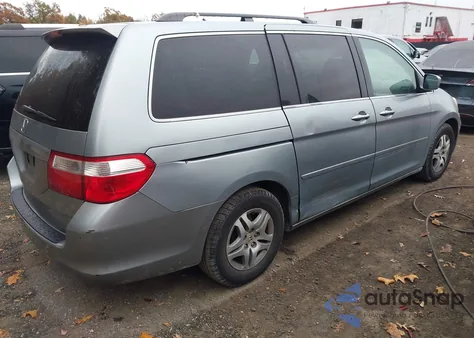 2006 Honda Odyssey Ex-L из США, поврежденный, VIN 5FNRL38726B106994